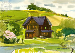 Waiting for Summer, 1966, California art by Hardie Gramatky. HD giclee art prints for sale at CaliforniaWatercolor.com - original California paintings, & premium giclee prints for sale