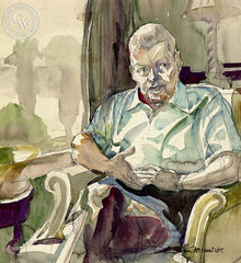 Mr. Betterton, California art by Ben Messick. HD giclee art prints for sale at CaliforniaWatercolor.com - original California paintings, & premium giclee prints for sale