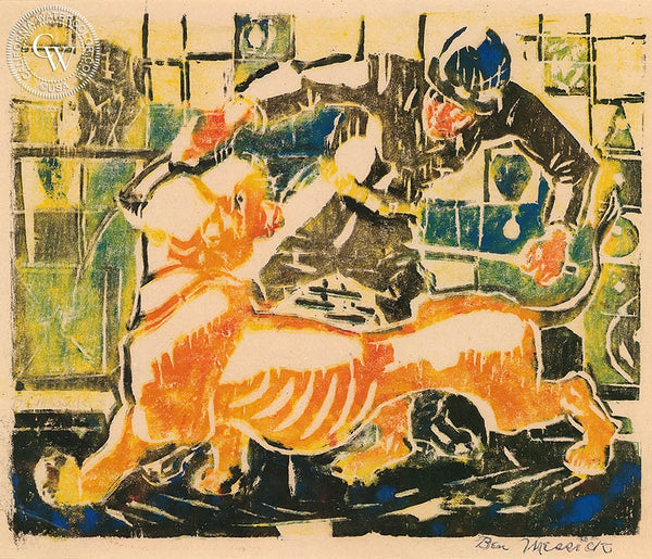 The Big Cat, California art by Ben Messick. HD giclee art prints for sale at CaliforniaWatercolor.com - original California paintings, & premium giclee prints for sale