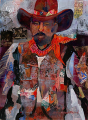 Urban Cowboy, California art by Betsy Dillard Stroud. HD giclee art prints for sale at CaliforniaWatercolor.com - original California paintings, & premium giclee prints for sale