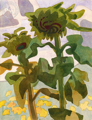 Dreaming of Emil, 2011, a California watercolor painting by Carolyn Lord. HD giclee art prints for sale at CaliforniaWatercolor.com - original California paintings, & premium giclee prints for sale