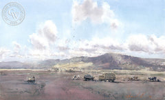 As it Once Was, California art by Frank Eber. HD giclee art prints for sale at CaliforniaWatercolor.com - original California paintings, & premium giclee prints for sale