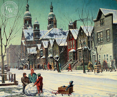 Frank J. Gavencky - Winter in Chicago,