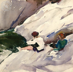Andreas Canyon Trip, 1930, California art by Hardie Gramatky. HD giclee art prints for sale at CaliforniaWatercolor.com - original California paintings, & premium giclee prints for sale