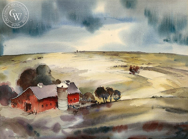 Homestead, California art by Herb Ryman. HD giclee art prints for sale at CaliforniaWatercolor.com - original California paintings, & premium giclee prints for sale