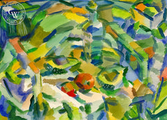 Sill Life with Vase, California art by Jo Rebert. HD giclee art prints for sale at CaliforniaWatercolor.com - original California paintings, & premium giclee prints for sale
