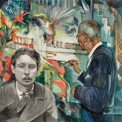 Bonnard, Art is Long, Time is Fleeting, California art by Ken Goldman. HD giclee art prints for sale at CaliforniaWatercolor.com - original California paintings, & premium giclee prints for sale