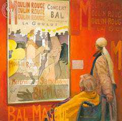 Picturing Lautrec, California art by Ken Goldman. HD giclee art prints for sale at CaliforniaWatercolor.com - original California paintings, & premium giclee prints for sale