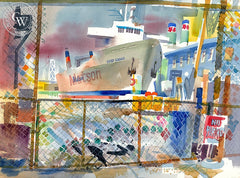 Chief Gadao, 2004, California art by Ken Potter. HD giclee art prints for sale at CaliforniaWatercolor.com - original California paintings, & premium giclee prints for sale