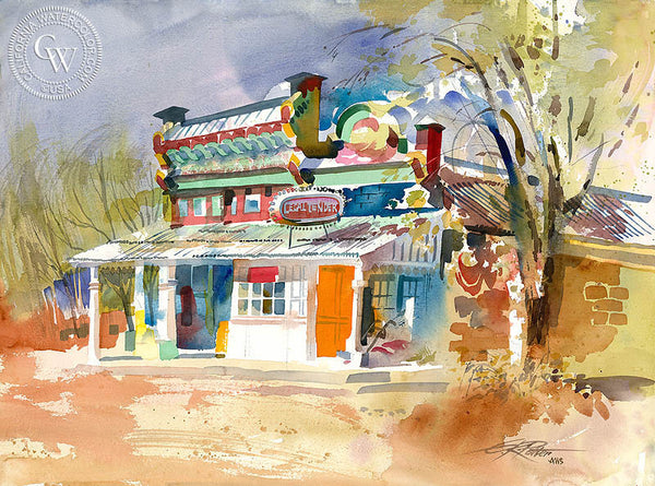 Legal Tender, 1996, California art by Ken Potter. HD giclee art prints for sale at CaliforniaWatercolor.com - original California paintings, & premium giclee prints for sale