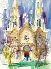 S S Peter Paul, San Francisco, California art by Ken Potter. HD giclee art prints for sale at CaliforniaWatercolor.com - original California paintings, & premium giclee prints for sale
