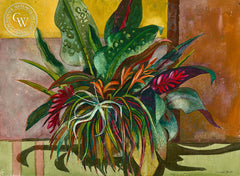 Still Life, c. 1960s, California art by Millard Sheets. HD giclee art prints for sale at CaliforniaWatercolor.com - original California paintings, & premium giclee prints for sale