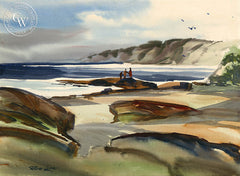 Near La Jolla, CA, California art by Robert Landry. HD giclee art prints for sale at CaliforniaWatercolor.com - original California paintings, & premium giclee prints for sale