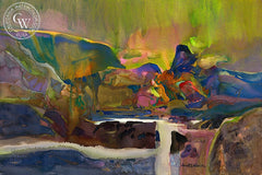 Land of Discovery, California art by Robert E. Wood. HD giclee art prints for sale at CaliforniaWatercolor.com - original California paintings, & premium giclee prints for sale