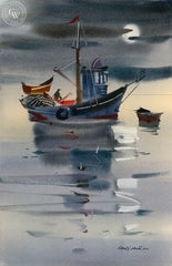 Morning Mood II, 1970, California art by Robert E. Wood. HD giclee art prints for sale at CaliforniaWatercolor.com - original California paintings, & premium giclee prints for sale