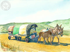 Baja Traveler, California art by Steve Santmyer. HD giclee art prints for sale at CaliforniaWatercolor.com - original California paintings, & premium giclee prints for sale