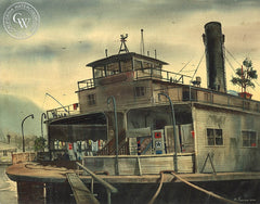 No Vacancy, California art by Wilfrid Provan. HD giclee art prints for sale at CaliforniaWatercolor.com - original California paintings, & premium giclee prints for sale