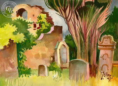 Naire, Scotland, 1988, California art by Milford Zornes. HD giclee art prints for sale at CaliforniaWatercolor.com - original California paintings, & premium giclee prints for sale