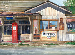 Ortho, Waimea, Hawaii, California art by Steve Santmyer. HD giclee art prints for sale at CaliforniaWatercolor.com - original California paintings, & premium giclee prints for sale