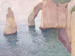 Zion Pool, 1998, California art by Carolyn Lord. HD giclee art prints for sale at CaliforniaWatercolor.com - original California paintings, & premium giclee prints for sale