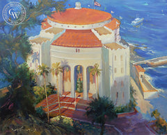 Casino Gold, an original acrylic painting by Rick Delanty. Museum quality California art for sale at CaliforniaWatercolor.com