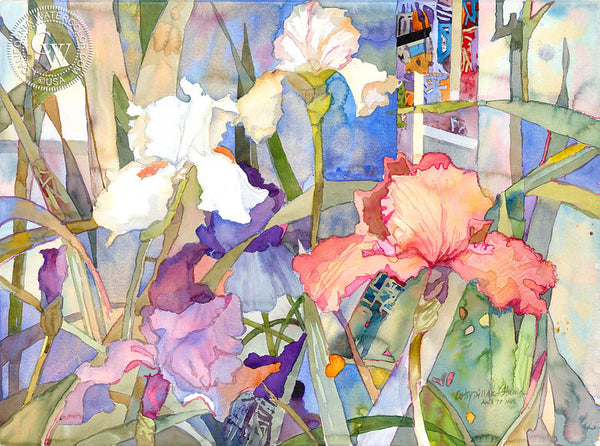 Schehrezade's Secret Garden Series, California art by Betsy Dillard Stroud. HD giclee art prints for sale at CaliforniaWatercolor.com - original California paintings, & premium giclee prints for sale