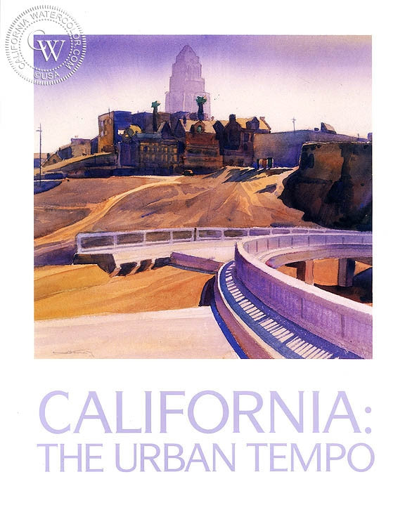 California: The Urban Tempo, a California art book, CaliforniaWatercolor.com