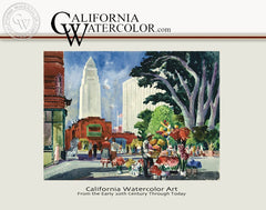 California Watercolor Art from the Early 20th Century Through Today, a California art book, CaliforniaWatercolor.com