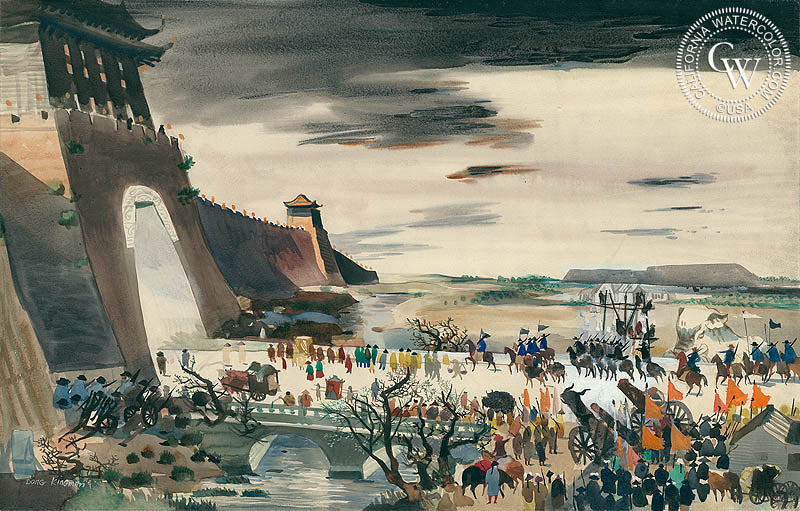 55 Days at Peking by Dong Kingman, California artist – California