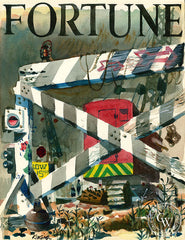 Study for Fortune Magazine Cover, 1949, California art by Dong Kingman. HD giclee art prints for sale at CaliforniaWatercolor.com - original California paintings, & premium giclee prints for sale