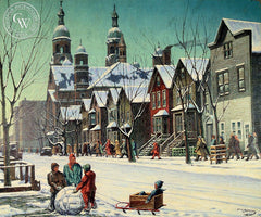 Frank J. Gavencky - Winter in Chicago, 