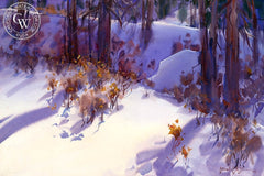 Walks with Naya No. 3, California art by Frank LaLumia. HD giclee art prints for sale at CaliforniaWatercolor.com - original California paintings, & premium giclee prints for sale