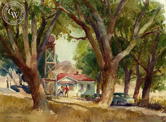 George Gibson - Cottage in the Woods - California art -  - Californiawatercolor.com