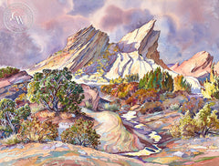 After a Rain, California art by Glen Knowles. HD giclee art prints for sale at CaliforniaWatercolor.com - original California paintings, & premium giclee prints for sale