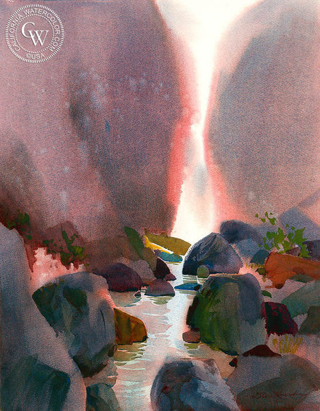 Deep Canyon Memories, California art by Glen Knowles. HD giclee art prints for sale at CaliforniaWatercolor.com - original California paintings, & premium giclee prints for sale
