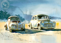 Old Friends, California art by Glen Knowles. HD giclee art prints for sale at CaliforniaWatercolor.com - original California paintings, & premium giclee prints for sale