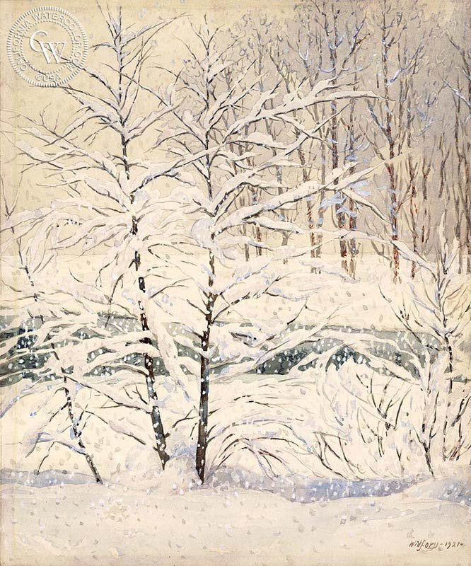 Winter Wonderland, 1921, art by Gunnar Widforss – California