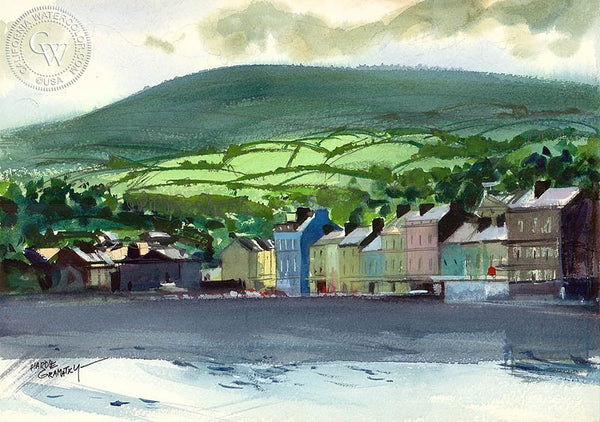 Bantry Bay, Ireland, 1977, California art by Hardie Gramatky. HD giclee art prints for sale at CaliforniaWatercolor.com - original California paintings, & premium giclee prints for sale