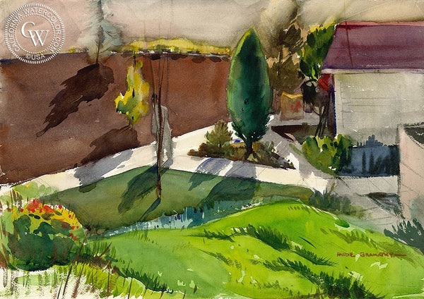 Pathways, 1931, California art by Hardie Gramatky. HD giclee art prints for sale at CaliforniaWatercolor.com - original California paintings, & premium giclee prints for sale