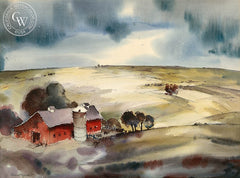 Homestead, California art by Herb Ryman. HD giclee art prints for sale at CaliforniaWatercolor.com - original California paintings, & premium giclee prints for sale
