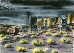 Jack Laycox - Nevada Silver - California art - Californiawatercolor.com