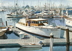 Fancy Lady, California art by John Bohnenberger. HD giclee art prints for sale at CaliforniaWatercolor.com - original California paintings, & premium giclee prints for sale