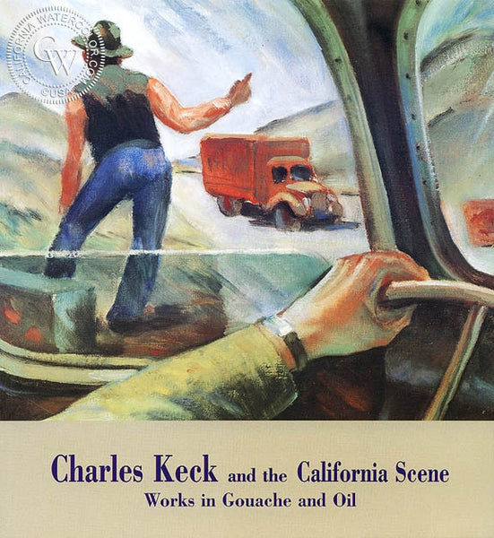 Charles F. Keck and the California Scene, Works in Gouache and Oil, a California art book, CaliforniaWatercolor.com