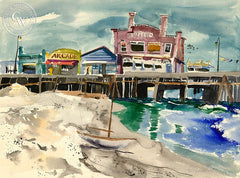 Arcade, California art by Lois Green Cohen. HD giclee art prints for sale at CaliforniaWatercolor.com - original California paintings, & premium giclee prints for sale