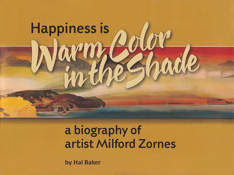Happiness is Warm Color in the Shade – California Watercolor