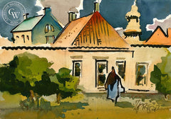 Ireland, 1997, California art by Milford Zornes. HD giclee art prints for sale at CaliforniaWatercolor.com - original California paintings, & premium giclee prints for sale