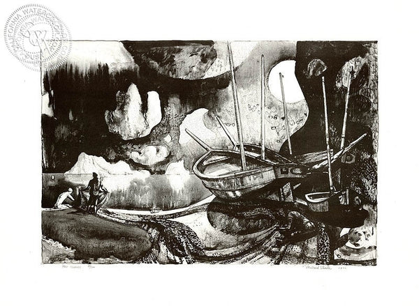 Millard Sheets - The Islands, 1972 - California art - fine art print for sale, giclee watercolor print - Californiawatercolor.com