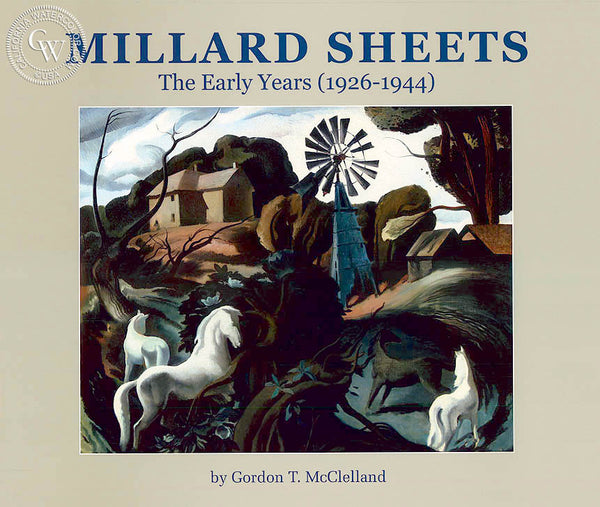 Millard Sheets, The Early Years (1926 - 1944), a California art book on Millard Sheets, CaliforniaWatercolor.com