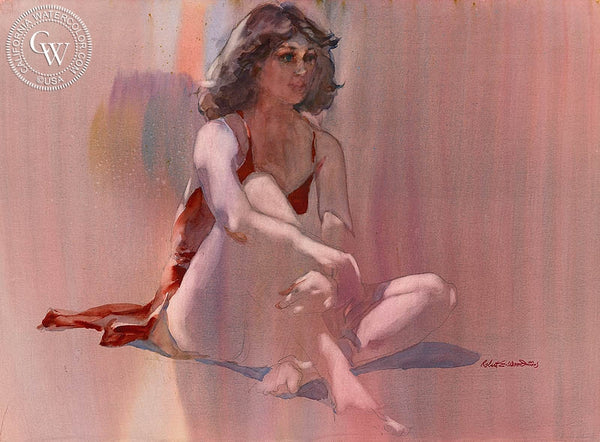 Diane II, California art by Robert E. Wood. HD giclee art prints for sale at CaliforniaWatercolor.com - original California paintings, & premium giclee prints for sale
