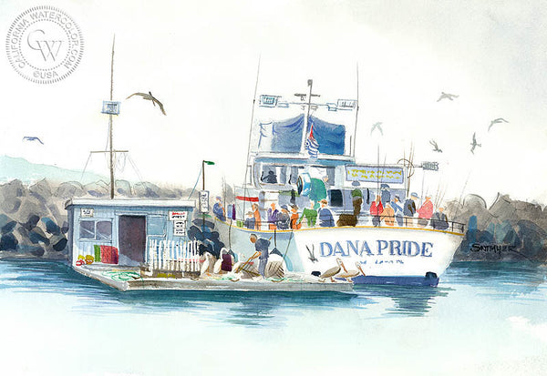 Dana Pride, California art by Steve Santmyer. HD giclee art prints for sale at CaliforniaWatercolor.com - original California paintings, & premium giclee prints for sale